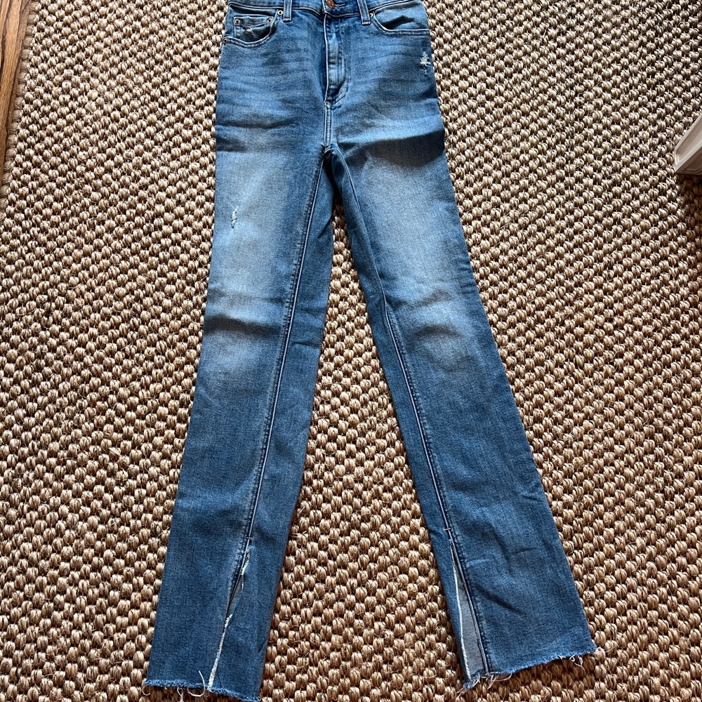 Pistola Blue Straight Leg Jeans with Classic Style